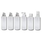 Kit Frascos Viagem Creme 3 Pushpull 1 Pump 1 Spray 1 Fliptop