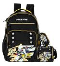 kit Free Fire Mochila Costas + Lancheira Térmica + Estojo kit Free Fire Mochila Costas + Lancheira Térmica + Estojo