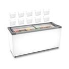 Kit - Freezer Horizontal Tampa De Vidro 404 Litros Nf55 127v + 10 Cestos Nextgen Branco 127v Kit - Freezer Horizontal Tampa De Vidro 404 Litros Nf55 127v + 10 Cestos Nextgen Branco 127v