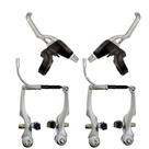 Kit Freio Logan V-Brake e manete Em aluminio Polido
