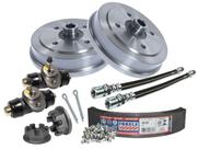 Kit Freio Traseiro Fusca 4 Furos Tambor Cilindros Lona