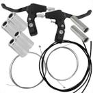 Kit Freio V-brake bicicleta aro 29 Cabo Conduíte Freio Traseiro Dianteiro Manete Conduítes Teflon Câmbio Maçanetas Terminais Cabo Freio Aço