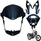 Kit Frente Frontal do Farol Titan 160 Modelo 2022 / Máscara Aranha do Painel Par de Bananinha