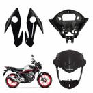 Kit Frente Frontal do Farol Titan 160 Modelo 2022 / Máscara Aranha do Painel Par de Bananinha