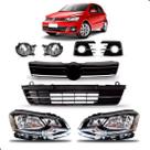 Kit Frente Gol G7 2016 2017 2018 2019 Frisos Cromado