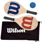 Kit Frescobol Logo Wilson 2 Raquetes + 1 Bola Original