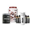 Kit freshwhey chocolate + creatina + blender bottle + brinde