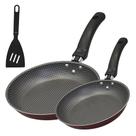 Kit Frigideira Enjoy Francesa 18/22cm Espatula Antiaderente