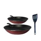 Kit Frigideiras 2 Peças Tamanho 16cm E 20cm Antiaderente Kit Frigideiras 2 Peças Tamanho 16cm E 20cm Antiaderente