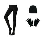 Kit frio inverno touca gorro+par de luvas touch+meia térmica