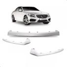 Kit Friso para Mercedes C180 2015 a 2018 Cromado 3 Peças