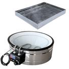 Kit Fritadeira Elétrica Industrial Tacho Redondo Esmaltado 10 Litros com Escorredor G Kit Fritadeira Elétrica Industrial Tacho Redondo Esmaltado 10 Litros com Escorredor G