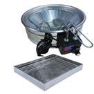 Kit Fritadeira Elétrica Industrial Tacho Redondo Inox 7 Litros com Escorredor G Kit Fritadeira Elétrica Industrial Tacho Redondo Inox 7 Litros com Escorredor G