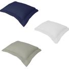 Kit Fronha 400 Fios 2 Unidades 50x70cm Cores Sortidas Tessi