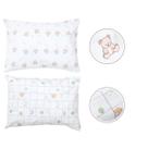 Kit Fronha Bebe Estampada 40CmX28Cm Menina Menino 100 Algodão Papi Baby
