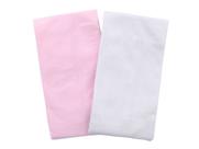 Kit Fronhas Bebê em Malha Para Travesseiro 28cmx40cm Menina 100% Algodão c/2 Kit Fronhas Bebê em Malha Para Travesseiro 28cmx40cm Menina 100% Algodão c/2