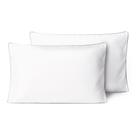 Kit Fronhas Linea Fios 50cm x 70cm 2 Peças - Cinza - Micropercal 200 Fios - 100% poliéster