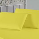 Kit Fronhas Nobre 2 Peças 50cm x 70cm Malha 100% Algodão - Amarelo