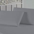Kit Fronhas Nobre 2 Peças 50cm x 70cm Malha 100% Algodão - Cinza