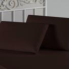 Kit Fronhas Nobre 2 Peças 50cm x 70cm Malha 100% Algodão - Marrom