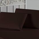 Kit Fronhas Nobre 2 Peças 50cm X 70cm Malha 100% Algodão - Marrom Kit Fronhas Nobre 2 Peças 50cm X 70cm Malha 100% Algodão - Marrom