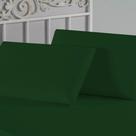 Kit Fronhas Nobre 2 Peças 50cm x 70cm Malha 100% Algodão - Verde-Bandeira