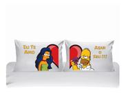 Kit Fronhas Personalizadas Simpson Eu te Amo