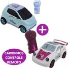 Kit Frozen 2 Carros Controle Remoto Frozen Elsa Anna Candide