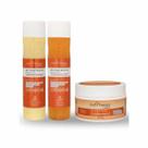 Kit Fruit Therapy Shampoo Condicionador e Máscara Reconstrução Imediata Papaya Left