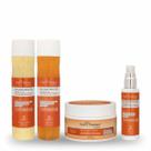Kit Fruit Therapy Shampoo Condicionador Leave-in e Máscara Reconstrução Imediata Papaya Left