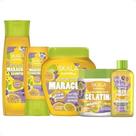 Kit Frutástica Skala Maracujá - Sha e Cond, Creme, Gelatina e Óleo