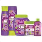 Kit Frutástica Skala Uva - Sha e Cond, Creme, Gelatina e Óleo