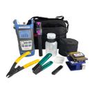 Kit FTTH Completo Com Clivador, Power Meter, VFL, Decapador Acrilato, Decapador Drop, Gabarito e Bolsa