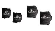Kit Funcional Com 02 Pares de Caneleira Tornozeleira Academia Exercício Funcional De 2kg E 4kg