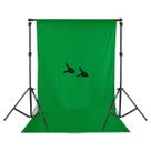 Kit Fundo Infinito Fotográfico c/ 2 Tripés + Barra + 2 Grampos + Fundo 2,95m