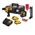 Kit Fura Paraf 2 Bat+Carre+Nível Laser 12v Maleta DCK205D2T
