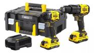 Kit Furadeira De Impacto 20v Sbdi465d2t STANLEY Kit Furadeira De Impacto 20v Sbdi465d2t STANLEY