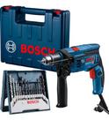 Kit Furadeira Impacto Parafusadeira Bosch Gsb 13 Re Com Jogo X-Line 15 Brocas 110v Kit Furadeira Impacto Parafusadeira Bosch Gsb 13 Re Com Jogo X-Line 15 Brocas 110v