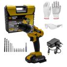Kit Furadeira Paraf 3/8" 12V + 15 Acessorios Com Maleta - Fasterr