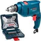 Kit Furadeira Parafusadeira Bosch Gsb 450 Re Broca Bits 220v