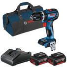 Kit furadeira/parafusadeira impacto 1/2" 90C Brushless SB Bolsa 2 Bat 18V 4,0Ah Carregador Bivolt - BOSCH