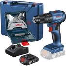Kit Furadeira Parafusadeira Impacto Gsb 185 Li Bosch 33 Pcs