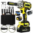 Kit Furadeira Parafusadera Chave De Impacto 48v 2 Bateria Bivolt com Maleta
