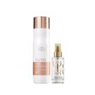 Kit Fusion Shampoo 250ml e Oil Reflections Light 100ml - Wella