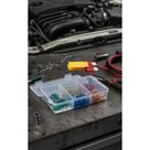 Kit Fusíveis Automotivo Lâmina 100pçs 12V + Estojo