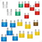 Kit Fusíveis Mini Automotivos Com 20 Peças Vários Amperes 12v Carro Moto