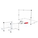 Kit Futebol 2 Traves 1 Bola e Bomba Para Treinar DM Sports
