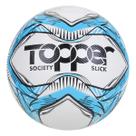 Kit Futebol 6 Bolas Society Topper Slick + 1 Bomba de Ar