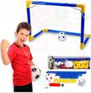 Kit futebol Mini Trave Rede + Bola infantil 15 Peças - Wellkids