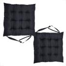 Kit Futton 2 Peças 40x40cm Diversas Cores Futon Decoração Para Banquetas Cadeiras Pallets Decoração Sofás